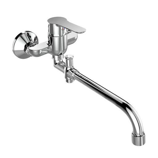 Mereo Nástěnná baterie do byt. jádra, Zuna, 100 mm, s ramínkem ø 18 mm 330 mm, bez přísluš. CB602A03Z