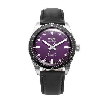 Vulcain Skindiver Nautique Purple - Black Plain