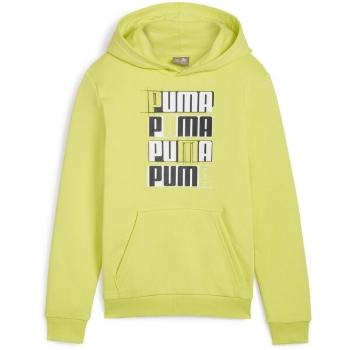Puma ESSENTIALS + LOGO LAB HOODIE B Gyerek pulóver, sárga, méret