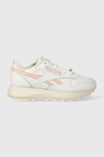 Kožené sneakers boty Reebok Classic CLASSIC LEATHER bílá barva