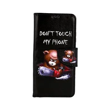 TopQ Xiaomi Redmi Note 10 5G knížkové Don´t Touch méďa 64603 (Sun-64603)