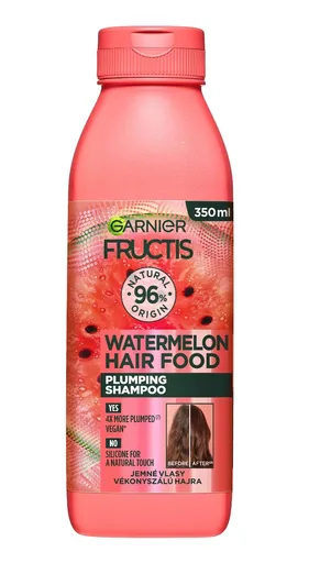 Garnier Fructis Hair Food Watermelon šampon pro jemné vlasy bez objemu 350 ml