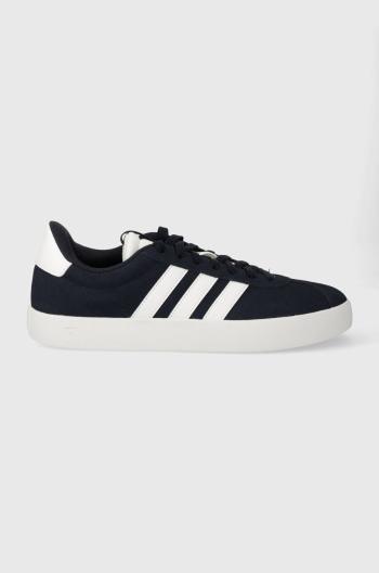 Semišové sneakers boty adidas COURT tmavomodrá barva, ID6275