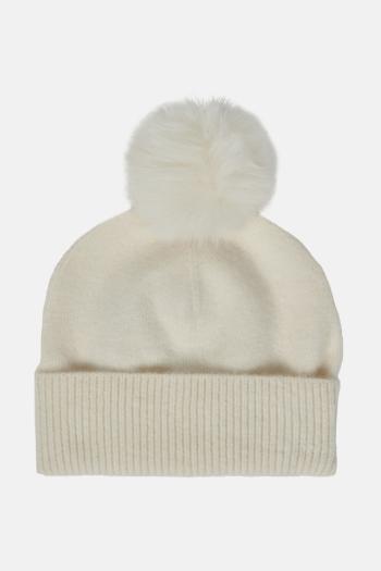 ČEPICE GANT ALPACA BLEND POM POM BEANIE CREAM