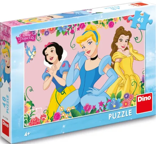 Puzzle Rozkvetlé princezny 48 dílků