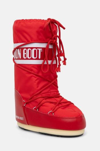 Sněhule Moon Boot MB ICON NYLON červená barva, 80D1400440 D001