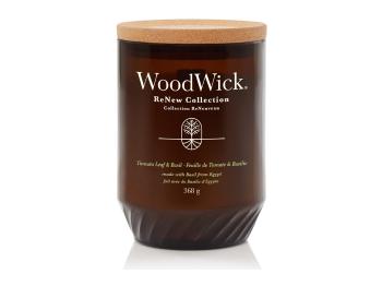 WoodWick Vonná svíčka ReNew sklo velké Tomato Leaf & Basil 368 g