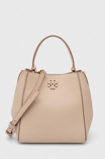 Kožená kabelka Tory Burch McGraw Small béžová barva, 158500.724