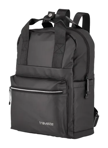Městský batoh Travelite Basics Canvas Backpack Black