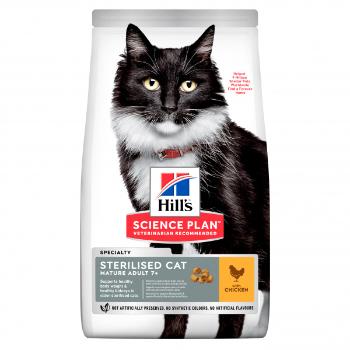 Hill's Science Plan Sterilised Cat Adult 7+ Chicken 8+2kg zdarma