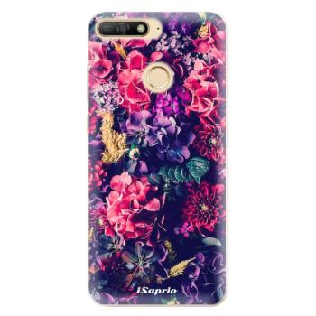 Odolné silikonové pouzdro iSaprio - Flowers 10 - Huawei Y6 Prime 2018