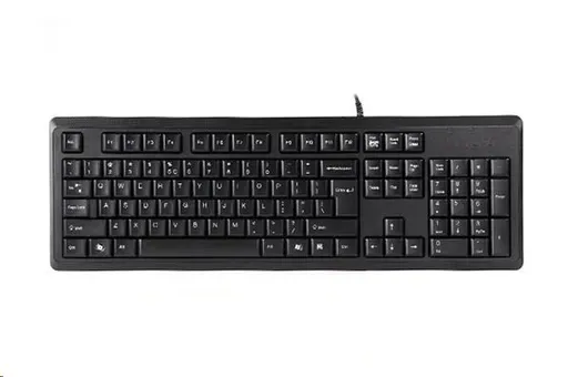 A4tech KR-92, klávesnice, CZ/US, USB, černá