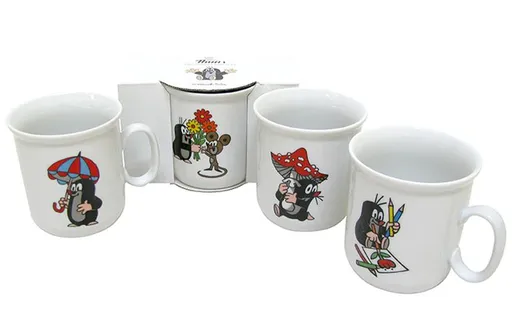 Porcelánový hrnek THUN 160ml krtek MIX motivů