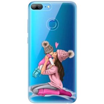 iSaprio Kissing Mom - Brunette and Girl pro Honor 9 Lite (kmbrugirl-TPU2-Hon9l)