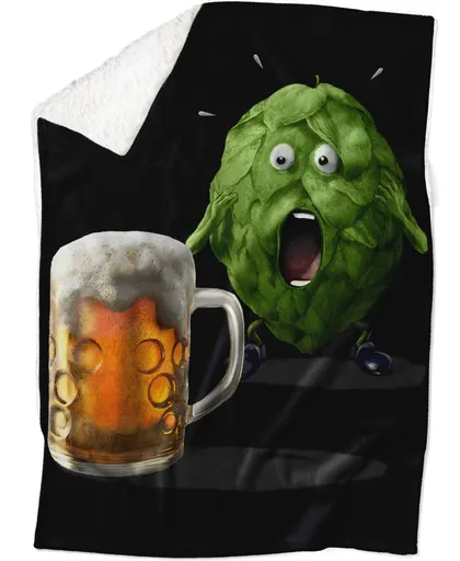 Deka Vyděšený chmel (Podšití beránkem: ANO)