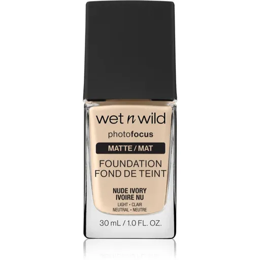Wet n Wild PhotoFocus matující fluidní make-up odstín Nude Ivory 30 ml