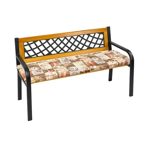 Bellatex Sedák na lavici hladký Káva, 40 x 140 cm