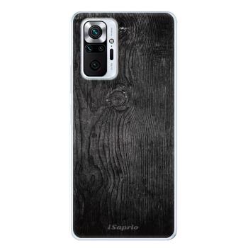 Odolné silikonové pouzdro iSaprio - Black Wood 13 - Xiaomi Redmi Note 10 Pro