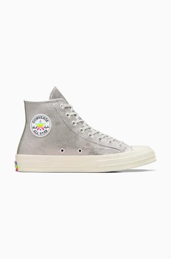 Kecky Converse Chuck 70 Hi Pride stříbrná barva, A10214C