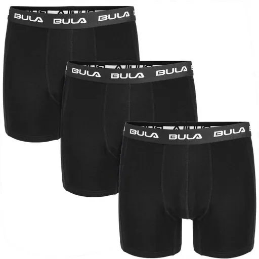 Bula FRAME 3PK BOXER Pánské boxerky, černá, velikost
