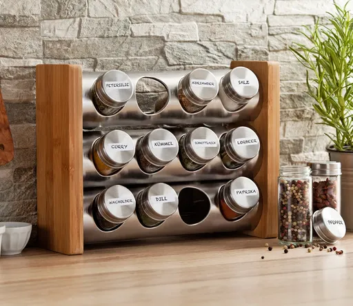 Bambusový stojan s kořenkami