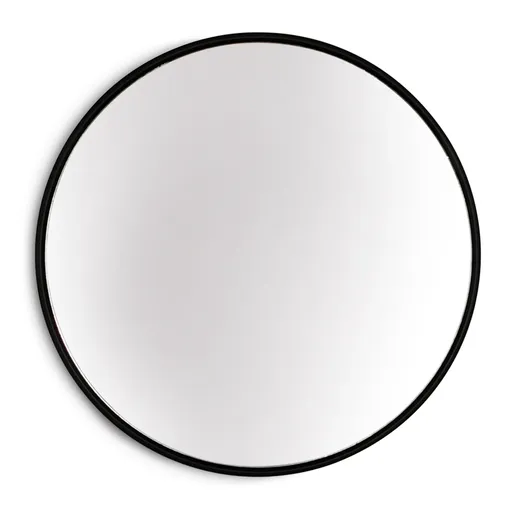 Casa Chic Fournier Nástěnné zrcadlo s kovovým rámem kulaté Ø 80 cm