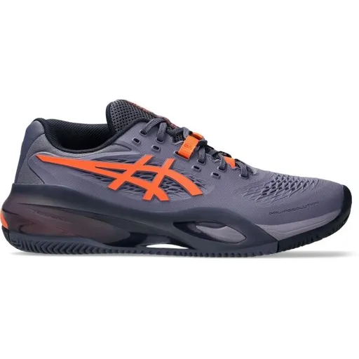 ASICS GEL RESOLUTION X CLAY Pánská tenisová obuv, šedá, velikost 46.5
