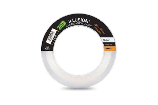Fox Fluorocarbon Illusion Fluorocarbon Leader Clear 50m,Fox Fluorocarbon Illusion Fluorocarbon Leader Clear 50m