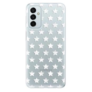 Odolné silikonové pouzdro iSaprio - Stars Pattern - white - Samsung Galaxy M23 5G