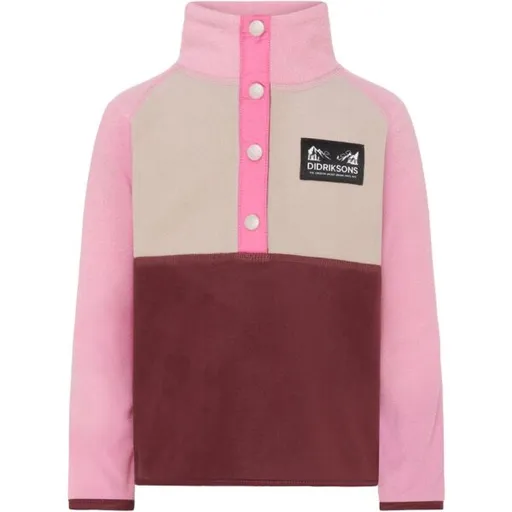 DIDRIKSONS MONTE Dívčí mikina, růžová, velikost