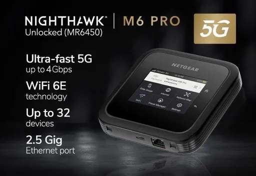 Netgear M6 5G Wifi 6 Mobile Hotspot Router
