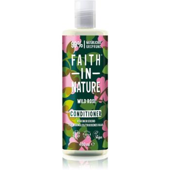 Faith In Nature Wild Rose regenerační kondicionér pro normální až suché vlasy 400 ml