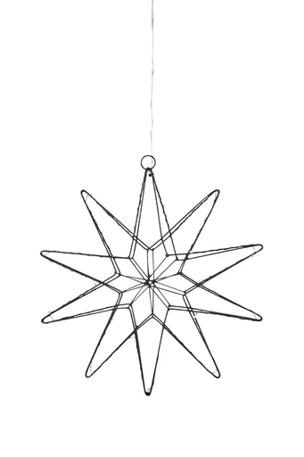 Markslöjd Gleam černá závěsná hvězda