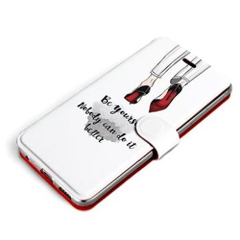 Mobiwear Flip pouzdro pro Samsung Galaxy M22 - M046P Be yourself (5903516868421)