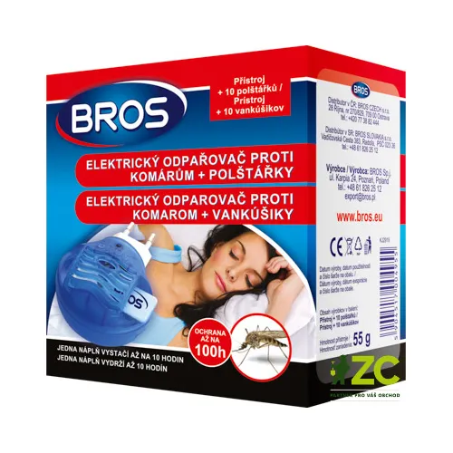 Odpuzovač komárů BROS - rozbaleno - roztržený obal