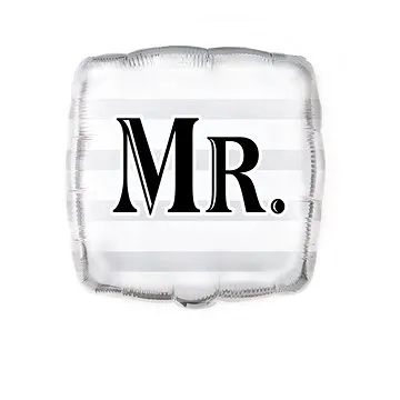 Foliový balón mr.- svatba - 45 cm (11179539741)
