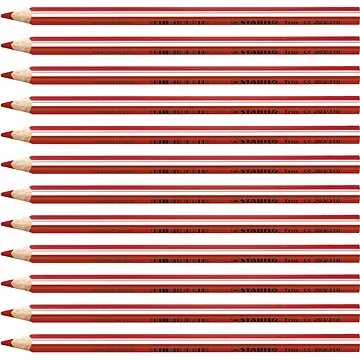 STABILO Trio silná - 12 ks balení - červená (4006381343879)