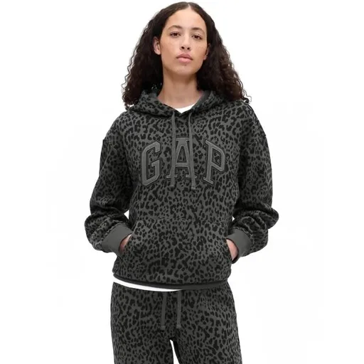 GAP V-GAP HERITAGE PO HD Volnočasová mikina, tmavě šedá, velikost