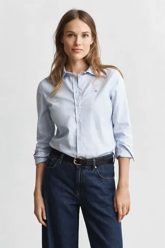KOŠILE GANT SLIM STRETCH OXFORD SHIRT LIGHT BLUE