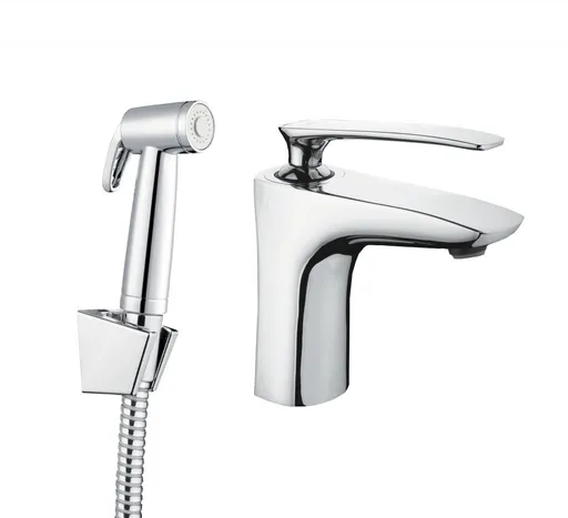 Rubineta Umyvadlová baterie s bidetovou sprškou AERO-17 OLBAAER17