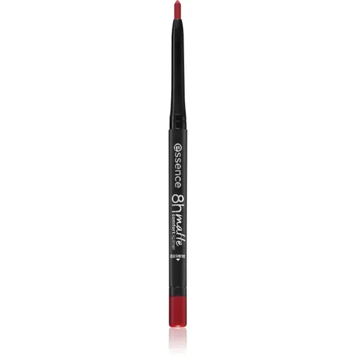essence 8h Matte Comfort matná tužka na rty s ořezávátkem odstín 07 Classic Red 0,3 g