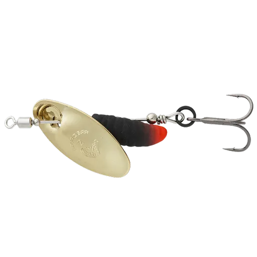 Savage gear třpytka grub spinners gold black - #0 2,2 g