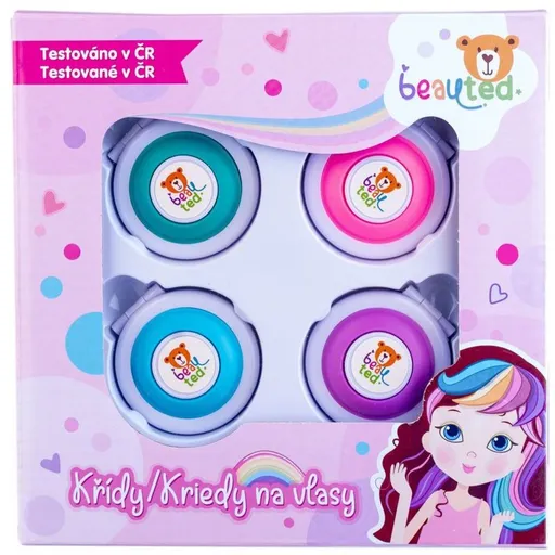 Křídy na vlasy beauted 4 ks