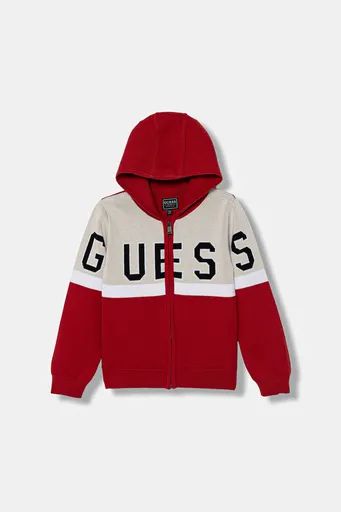Dětský bavlněný kardigan Guess