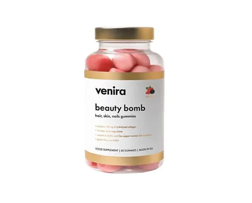 Venira Beauty bomb pro vlasy, pleť, nehty - lesní plody 60 ks