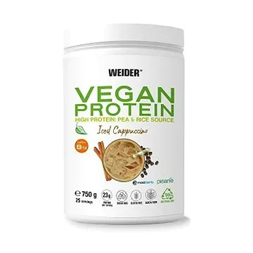 Weider Vegan Protein, 750g, ledové kapučino (8414192310151)