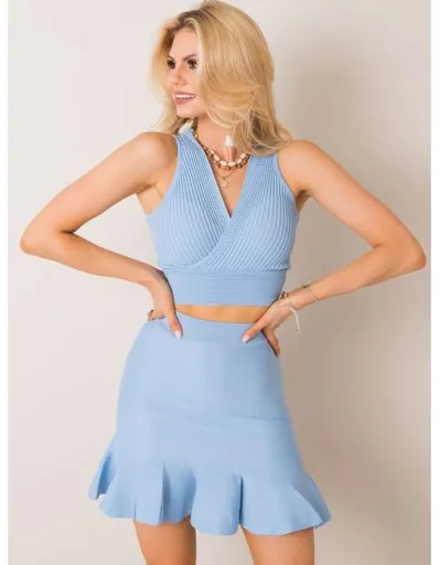 Dámský top Maia RUE PARIS modrý