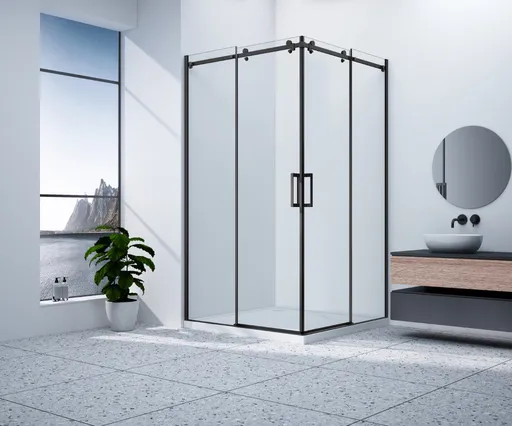GELCO DRAGON BLACK čtvercový sprchový kout 800x800 čiré sklo, GD4280B-GD4280B GD4280B-GD4280B