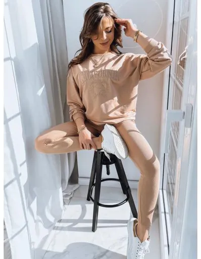 Dámské legíny CALIFORNIA TEAM béžové barvy