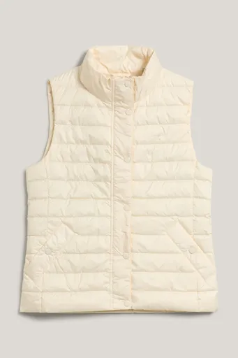VESTA GANT LIGHT DOWN VEST CREAM